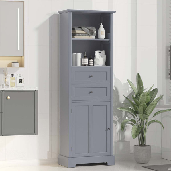 Latitude Run Armoire Linge Autoportante Errik Wayfair Canada